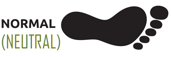 normal arched foot neutral