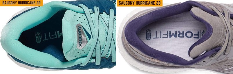 saucony-hurricane-22-vs-23-collar-and-tongue