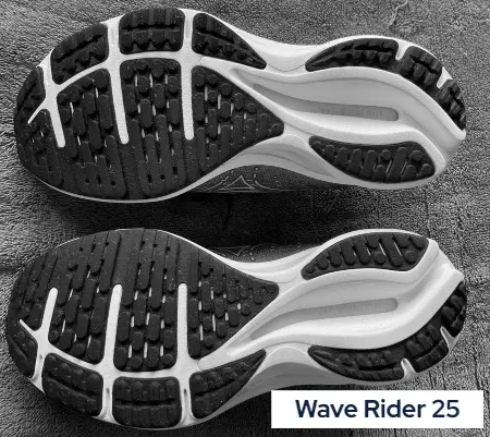 mizuno-wave-rider-25-outsole