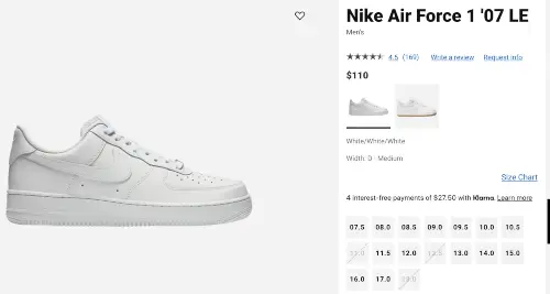 Nike-Air-Force-1-price