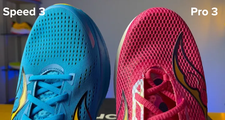 speed-3-vs-pro-3-upper-comparison