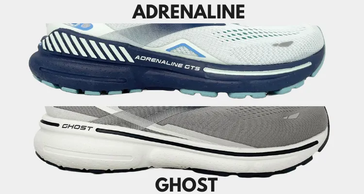 brooks-ghost-15-vs-adrenaline-gts-23-midsole