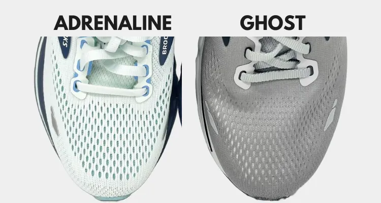 brooks-ghost-vs-adrenaline-toebox