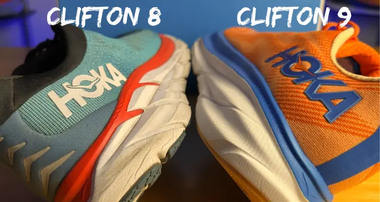 hoka-clifton-9-vs-8-midsole