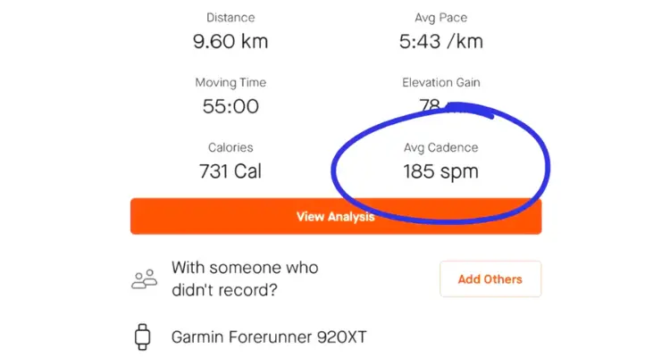 find-cadence-in-fitness-watch